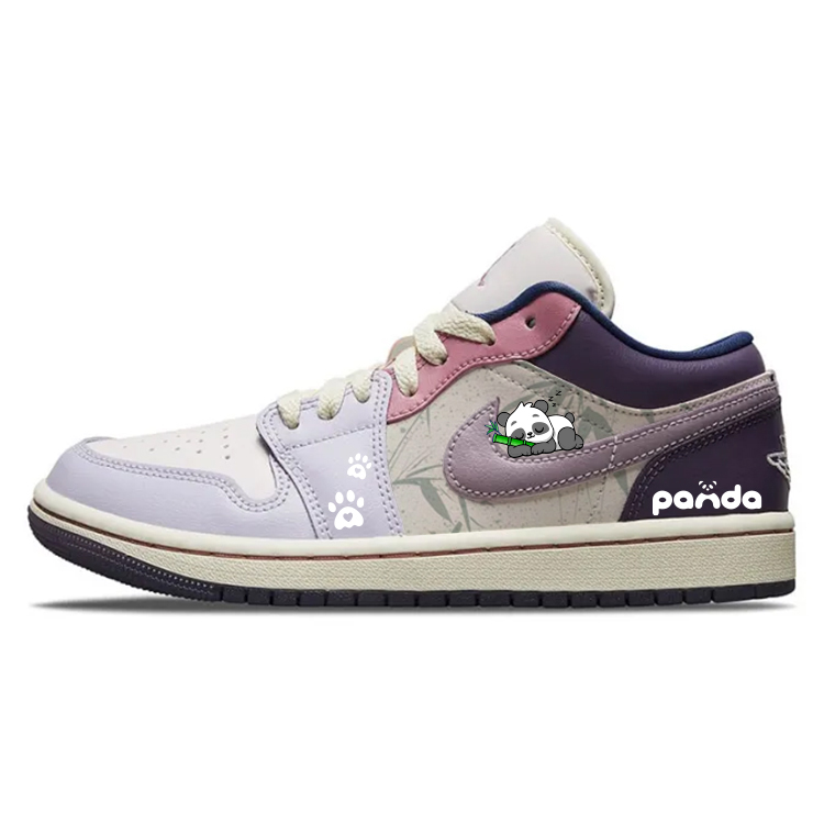 Jordan Air Jordan 1 Vintage Basketball Shoes Women's Low Top Purple/Pink