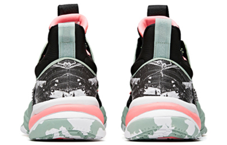 ANTA Basketball Shoes Men's Low top Black Pink Green купить в интернет-магазине Yoocart с быстрой доставкой по России.