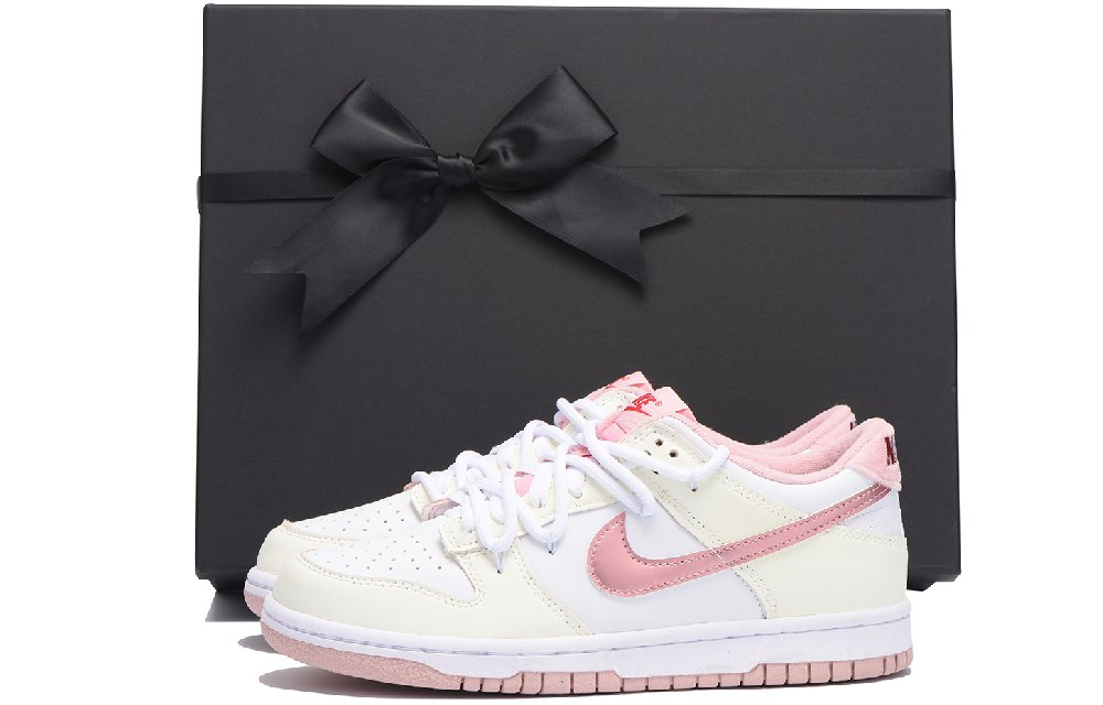 Nike Dunk Chestnut Slip-Resistant Low-Top Skateboard Shoes GS Pink