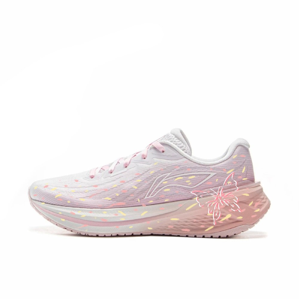 LiNing Wu Yue 3.0 Low Top Physical Fitness Test & Exam Running Shoes Women's Pink