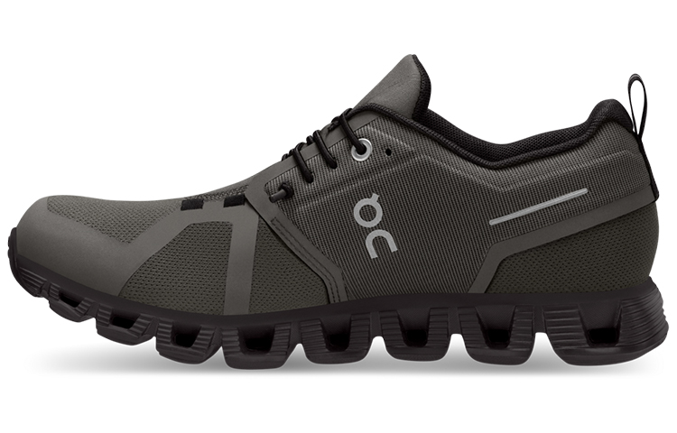 On Running Cloud 5 Waterproof Olive Black Women's