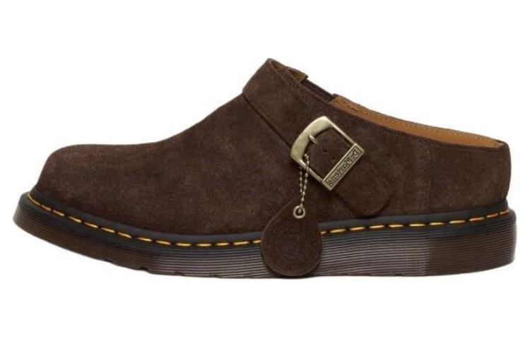 Dr. Martens Isham Desert Oasis Suede Mule 'Dark Brown'