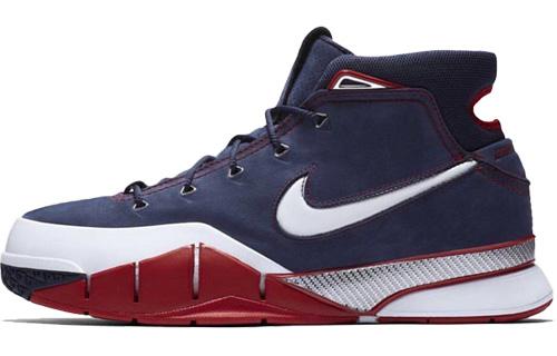 NIKE Zoom Kobe 1 Винтажные баскетбольные кроссовки Высокие Мужские