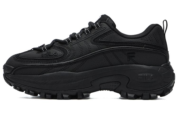 FILA Fashion Sneakers Cushioning Anti-Slip And Wear-Resistant Low-Top Casual Shoes Women's Black