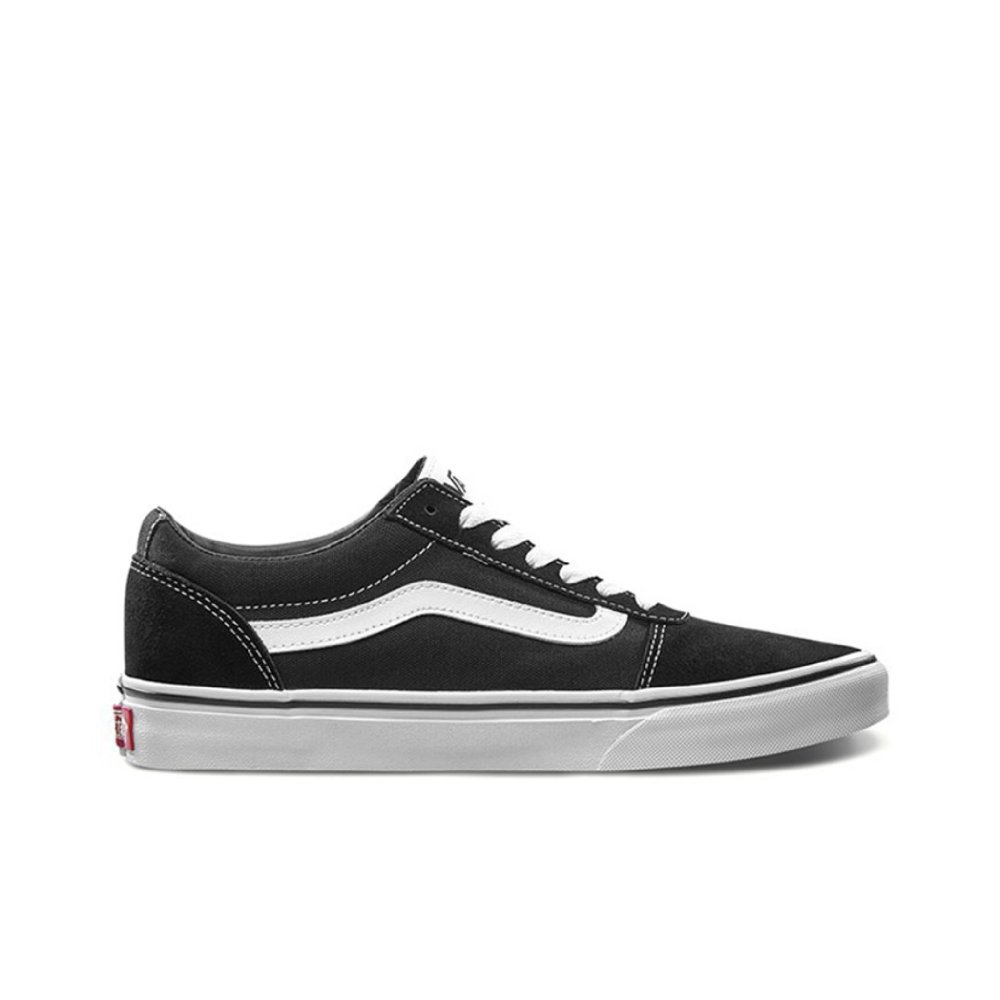Vans Ward Low Top Skateboard Shoes Women's Black Red