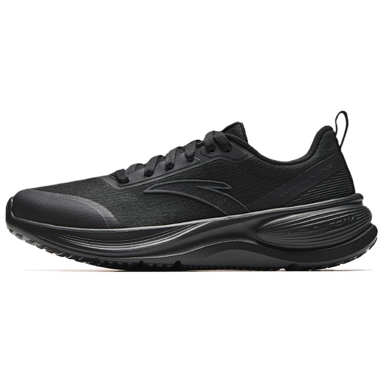 Anta Cushioning Height Increasing Lightweight Breathable Low Top Casual Running Shoes Men's Black