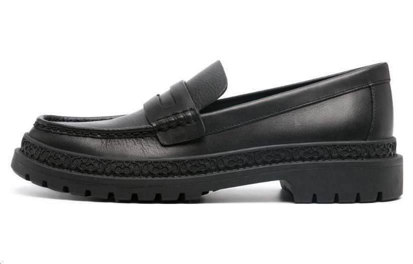 COACH Penny-slot Leather Loafers