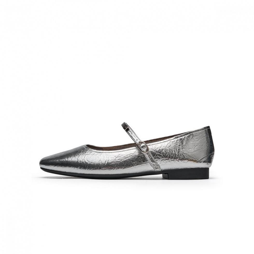 EBLAN Mary Jane Shoes Women's Silver