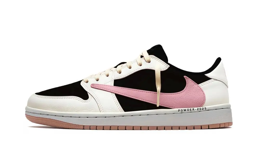 Jordan Air Jordan 1 Vintage Basketball Shoes Unisex Low top Pink