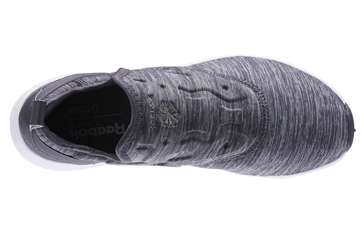 Reebok Furylite Slip On Jersey 'Gray White' Women's купить в интернет-магазине Yoocart с быстрой доставкой по России.