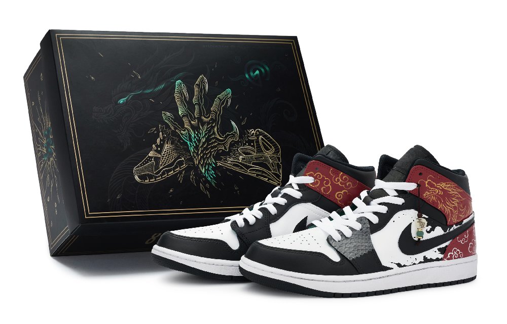Jordan Air Jordan 1 Vintage Basketball Shoes Women's Mid Top White/Black