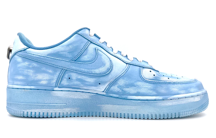 Nike Air Force 1 Air Force 1 Low Top Skateboard Shoes Men's Blue