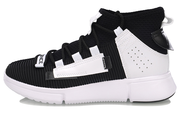 LINING Essence 2 Vintage Basketball Shoes Women's Mid-Top Black/White