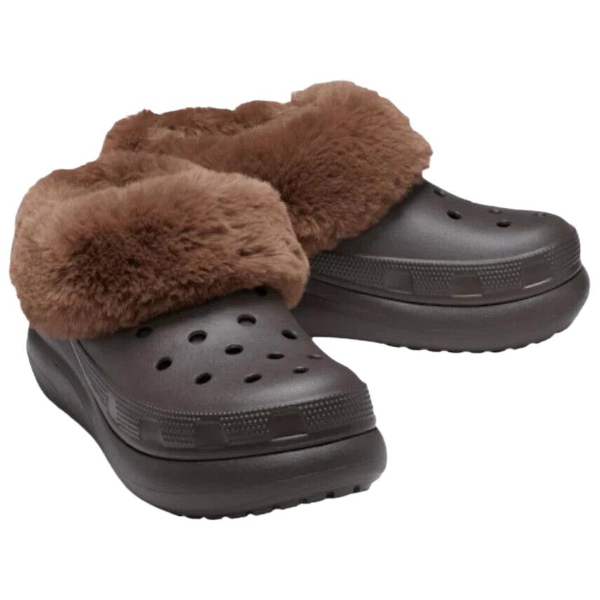 Crocs Furever Crush Esp Clogs Unisex Brown купить в интернет-магазине Yoocart с быстрой доставкой по России.
