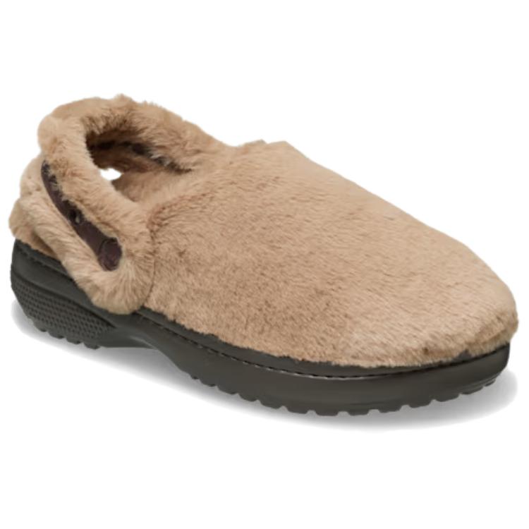 Crocs Abrasion Resistant Closed Toe Slippers Unisex Brown