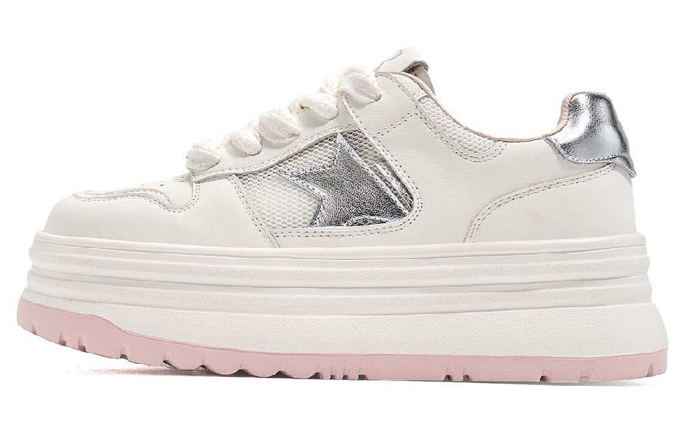 EBLAN Low Top Casual Shoes Women's Pink