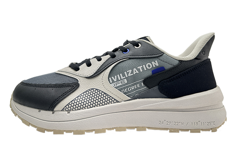361° Sports Casual Shoes Men's Black Gray