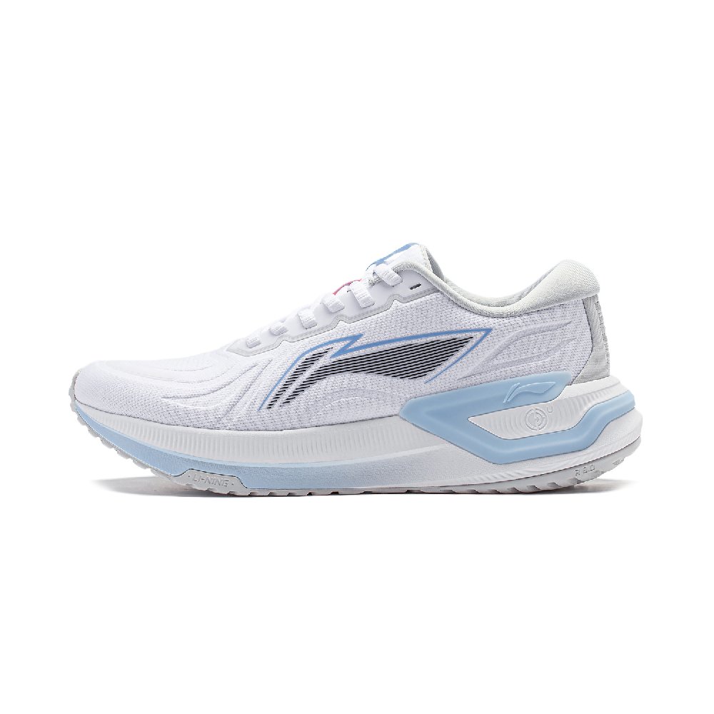 LiNing YueYing 3.0 Cushioning Breathable Low Top Casual Running Shoes Women's White Gray