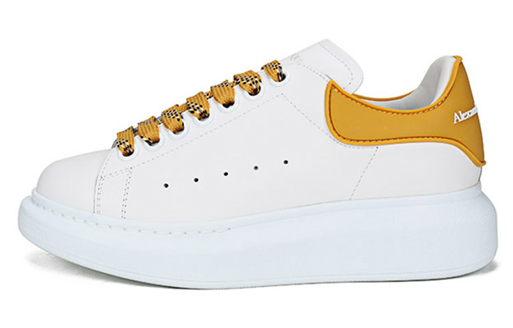 Alexander McQueen Oversized Sneaker 'White Mustard' Women's