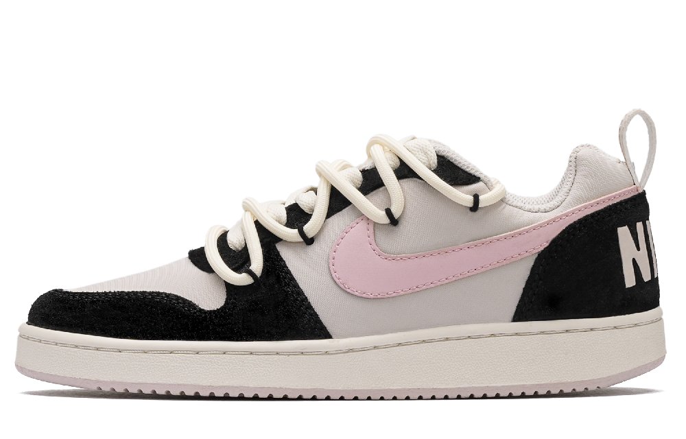 Nike Court Borough Anti-Slip And Wear-Resistant Lightweight Low-Top Skateboard Shoes Women's Pink Black