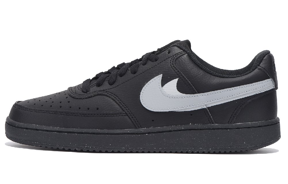 Nike Air Force 1 Anti-Slip Wear-Resistant Low-Top Skateboard Shoes Unisex Black Gray
