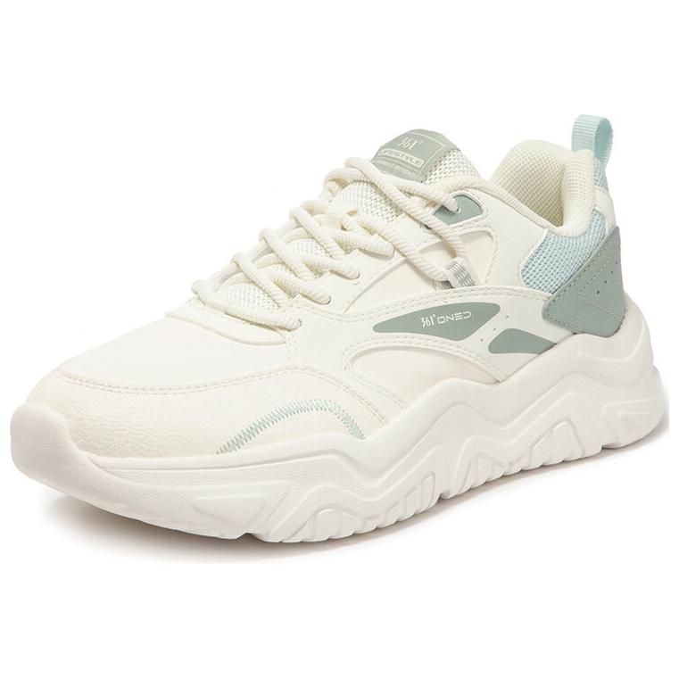 361° Cushioning, Breathable, Height Increasing Low top Casual Shoes Women's White Green купить в интернет-магазине Yoocart с быстрой доставкой по России.