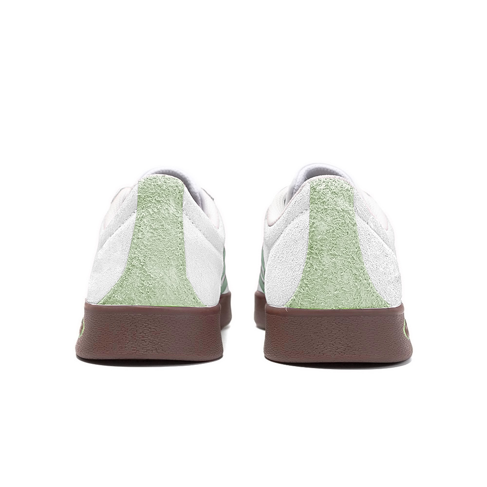 Adidas Neo Anti Slip Wear Resistant Low Top Skateboard Shoes Unisex White Green