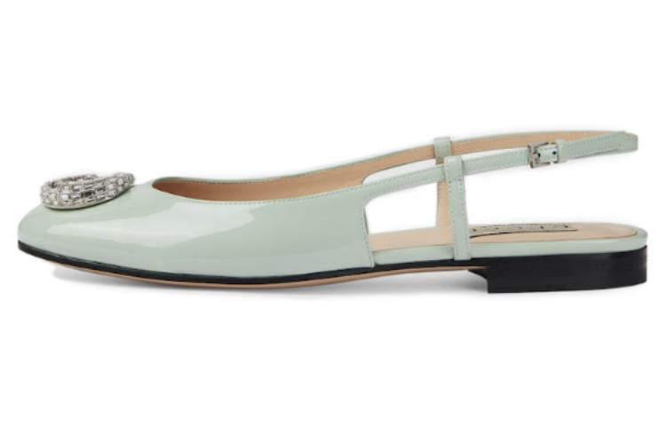 GUCCI Casual Single Shoes Women's Light Green