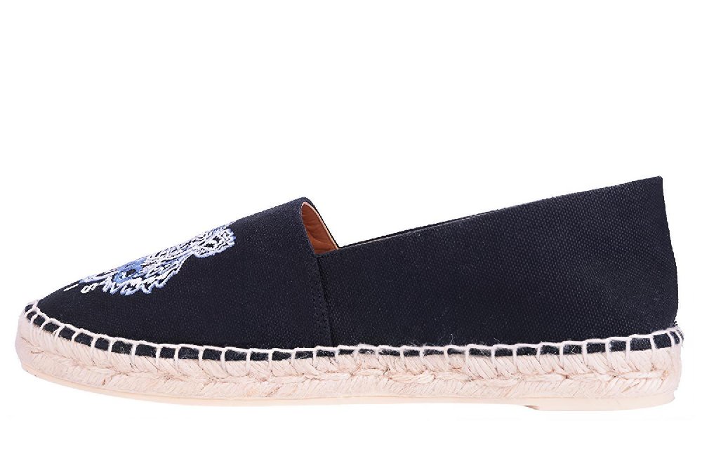 KENZO Slip-Resistant Low-Top Canvas Shoes Women's Black