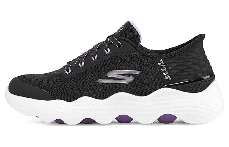 Skechers Go Walk Massage Fit 'Black Lavender' Women's