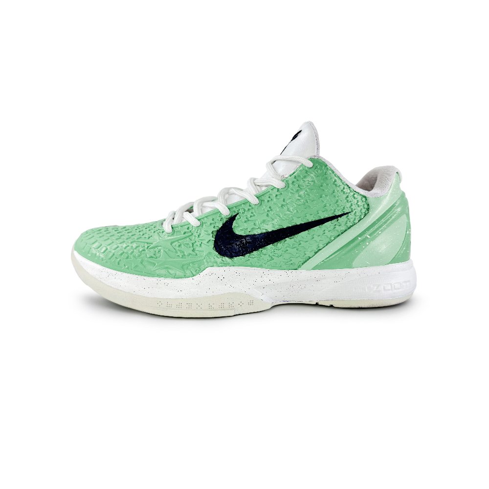 Nike Zoom Kobe 6 Cushioning, Wear Resistant Low Top Basketball Shoes Men's Green