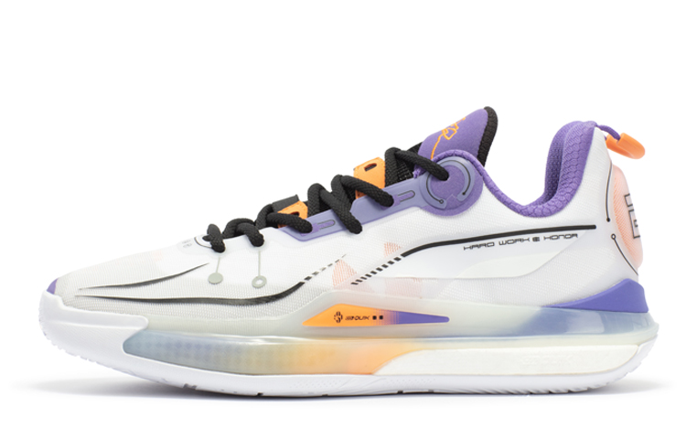 361° DVD2 CQT Shock Absorbers Slip Resistant Abrasion Resistant Breathable Low top Basketball Shoes Men's Purple White купить в интернет-магазине Yoocart с быстрой доставкой по России.