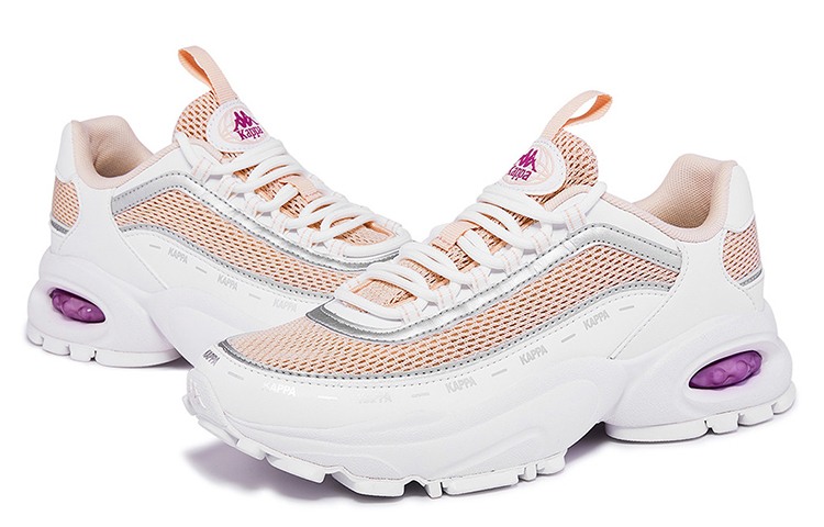 Kappa Casual Shoes Unisex Low top Orange/White/Pink купить в интернет-магазине Yoocart с быстрой доставкой по России.