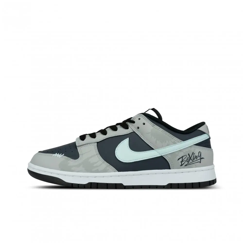 Nike Dunk Dark Shadow Boxing Low Top Skateboard Shoes Unisex Gray Green