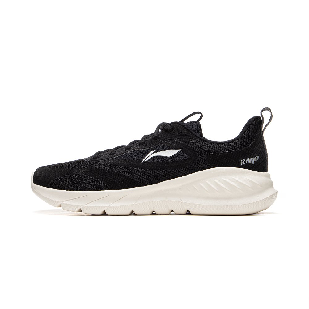 LiNing EasyFit Fle Anti-Slip And Wear-Resistant Breathable Low-Top Casual Running Shoes Men's Black White