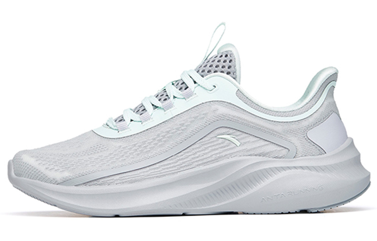 Anta Low-Top Casual Running Shoes Women's Gray Green