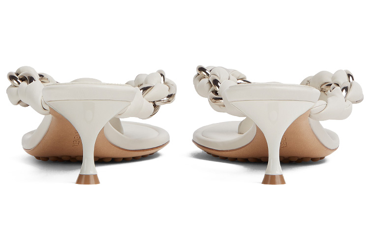Bottega Veneta Dot Cone Heel High Heels 5.5cm Women's White купить в интернет-магазине Yoocart с быстрой доставкой по России.