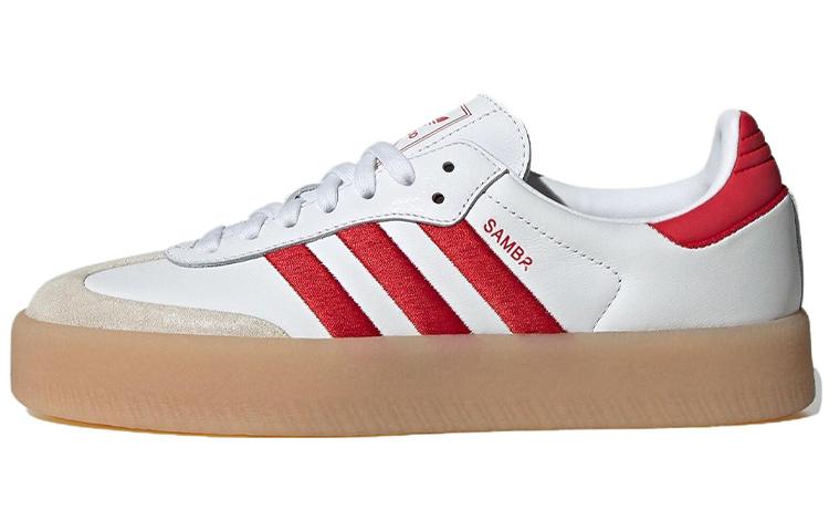 Adidas Sambae White Better Scarlet Gum Women's