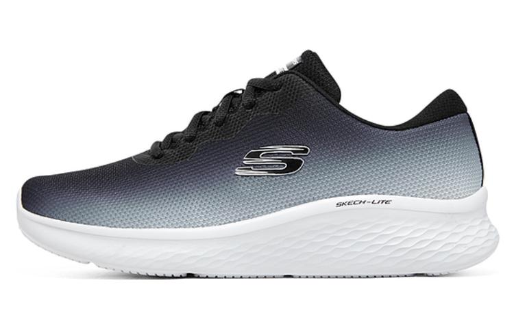 Skechers Skech-Lite Pro Wear-Resistant Low-Top Running Shoes Women's Black White