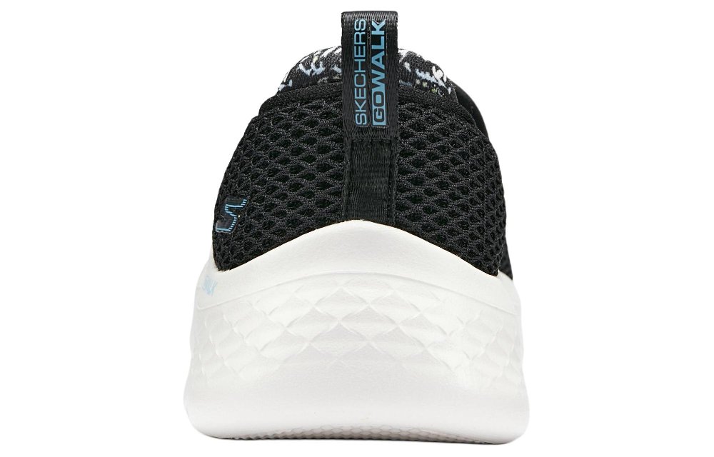 Skechers Cushioning, Wear Resistant Low Top Casual Shoes Women's Black Turquoise