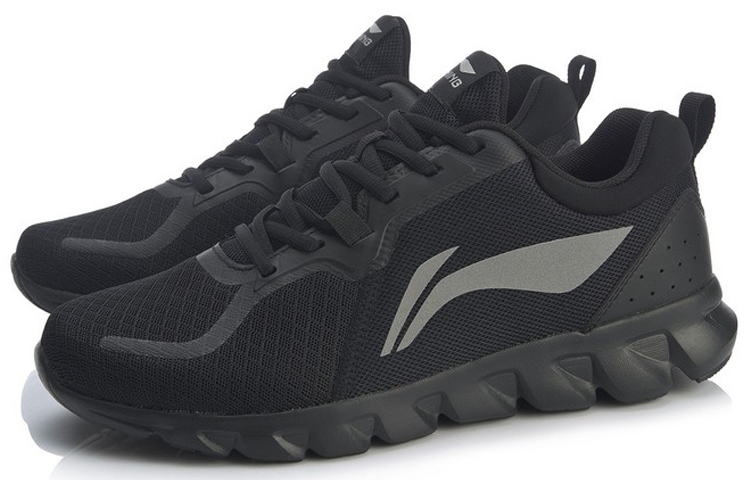 LiNing Move With Your Heart Cushioning Low-Top Running Shoes Men's Standard Black купить в интернет-магазине Yoocart с быстрой доставкой по России.
