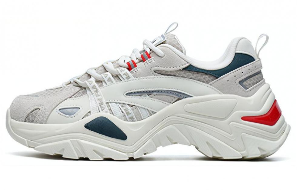 FILA Fishbone Chunky Sneakers Women's Low-Top FILA White/Silver