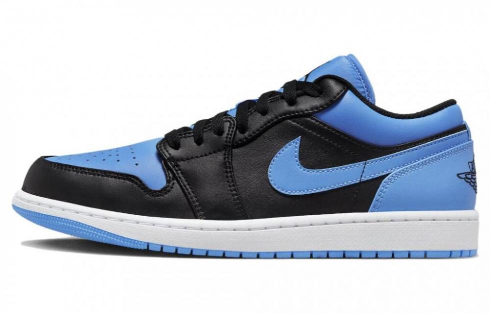Jordan 1 Low Black University Blue