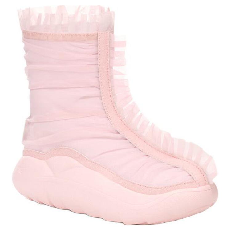 UGG Ruffle Boot Short Collina Strada Seashell Pink Women's