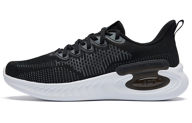 361° NFO Breathable Low-Top Running Shoes Men's Black Gray