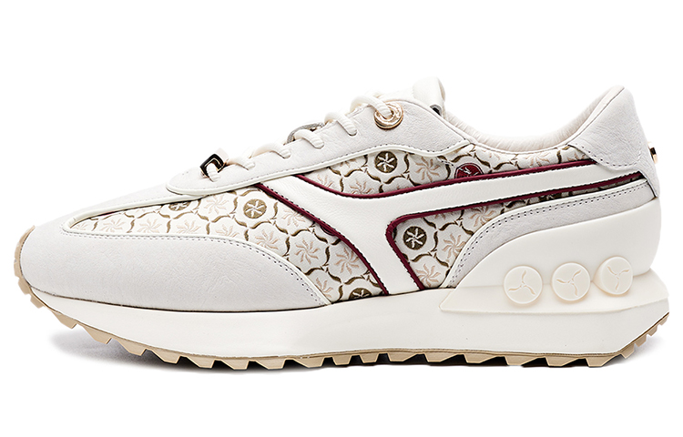 LI-NING 1990 Zhengrong Casual Shoes Women's Low-Top Ecru