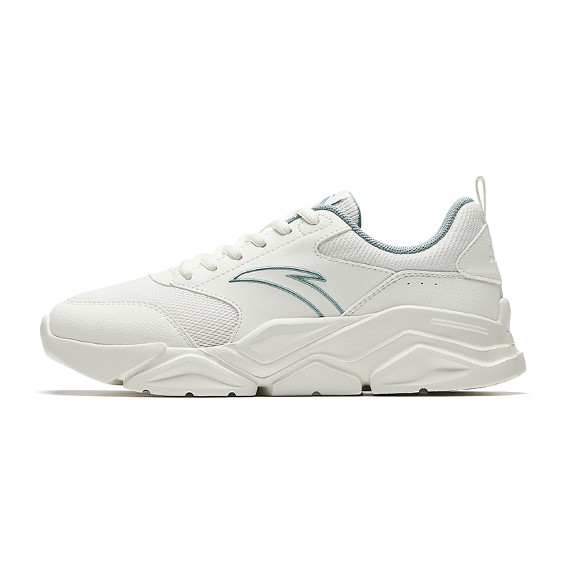 Anta Life Collection Abrasion Resistant Breathable Low top Casual Shoes Women's White