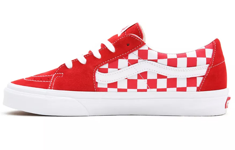 Sk8 Vans Low 'Checkerboard Racing Red'