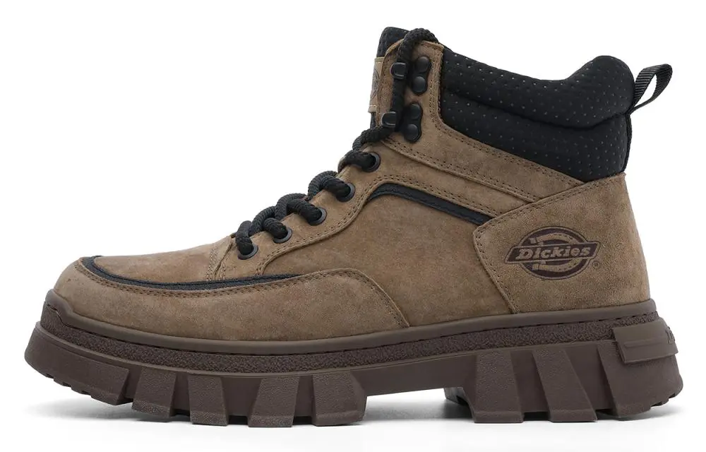 Dickies Short Mid-Calf Outdoor Boots Men's Maillard Style Brown
