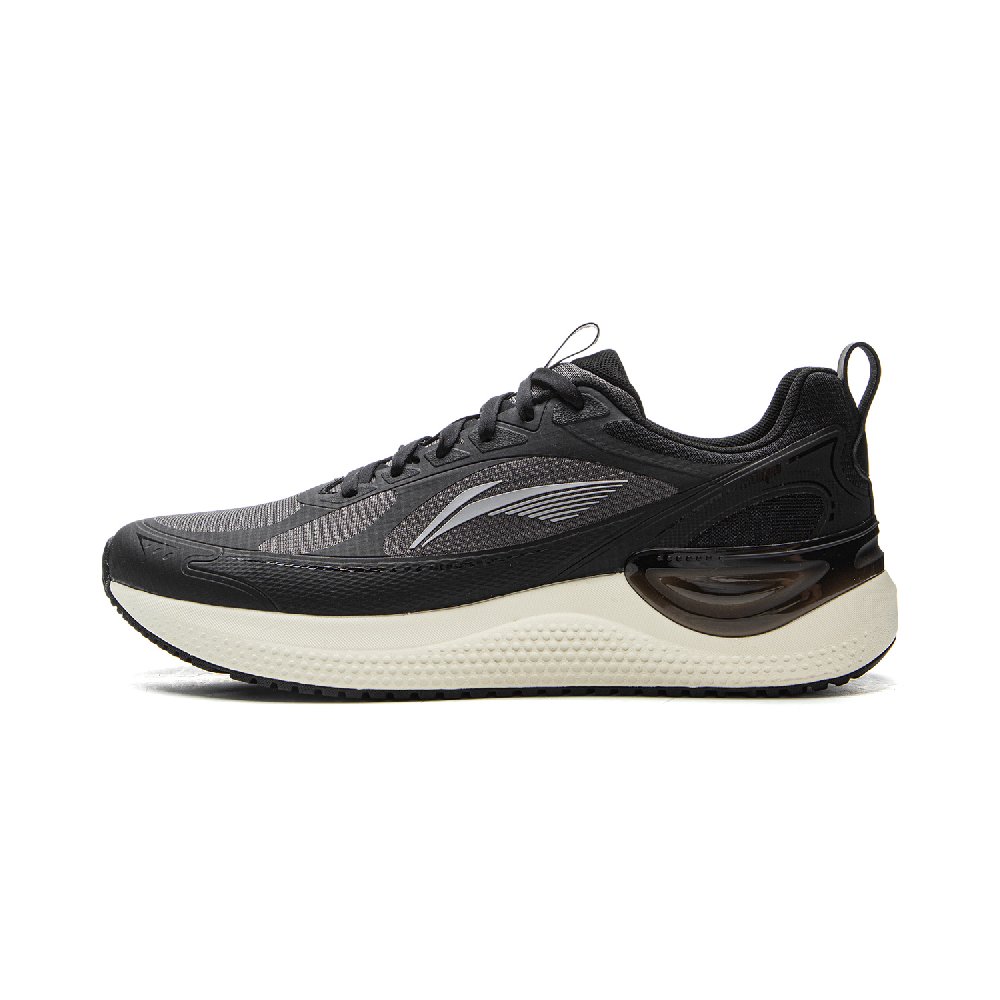 LiNing EasyFit 2 Shock Absorbers Slip Resistant Abrasion Resistant Breathable Low Top Running Shoes Men's Black